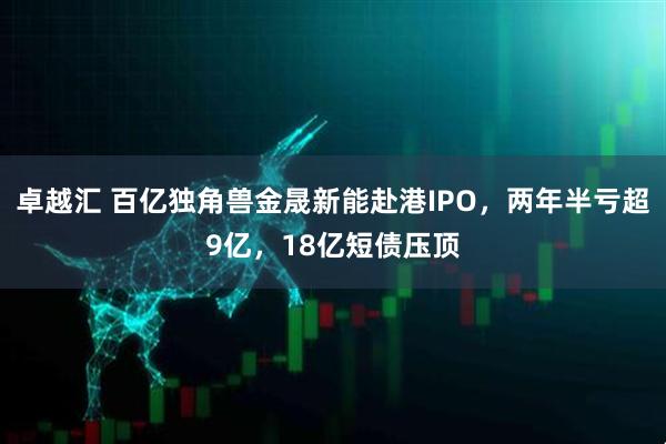 卓越汇 百亿独角兽金晟新能赴港IPO，两年半亏超9亿，18亿短债压顶